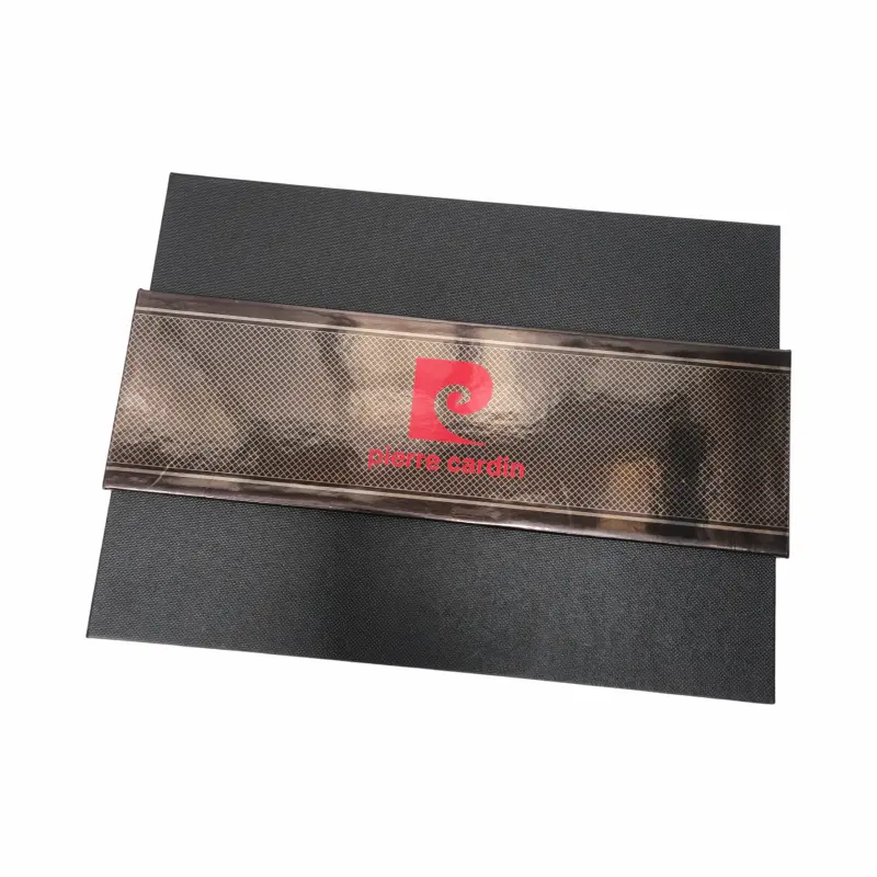 Pierre cardin, set de curea si portofel de piele 2 piese, negru, model cz001
